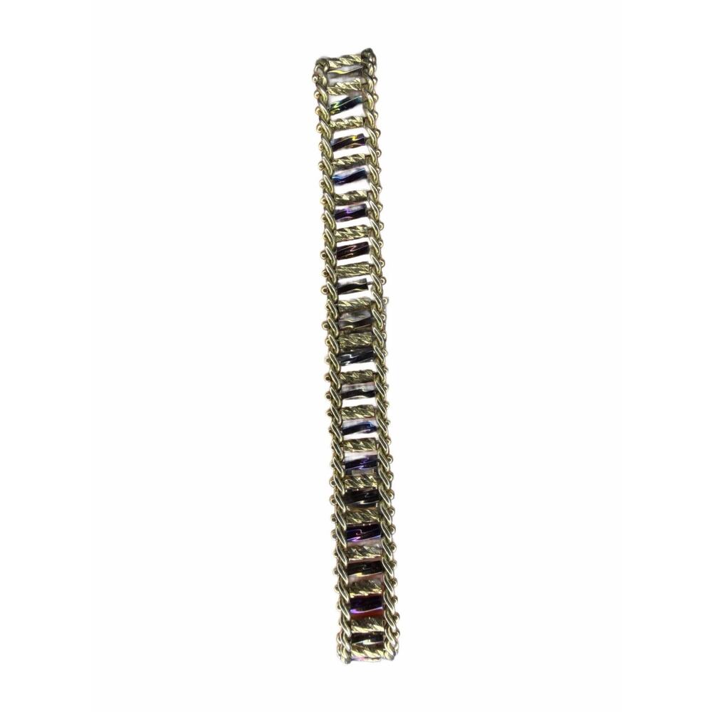PD Stamped Premier Design multicolored Glass Bracelet